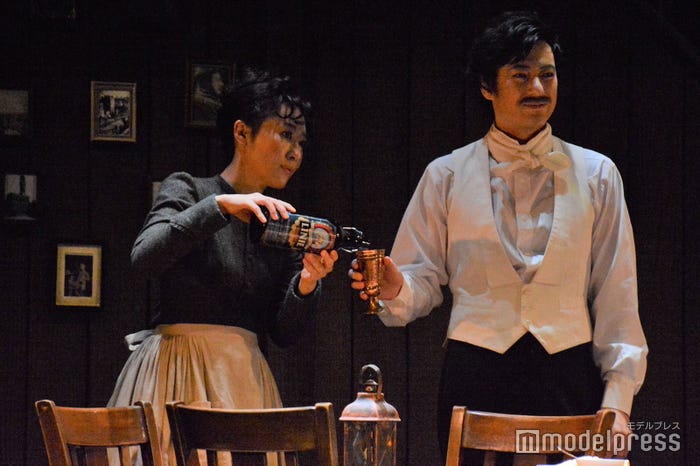 前田亜季、忍成修吾/「野鴨-Vildanden-」プレスコールより (C)モデルプレス