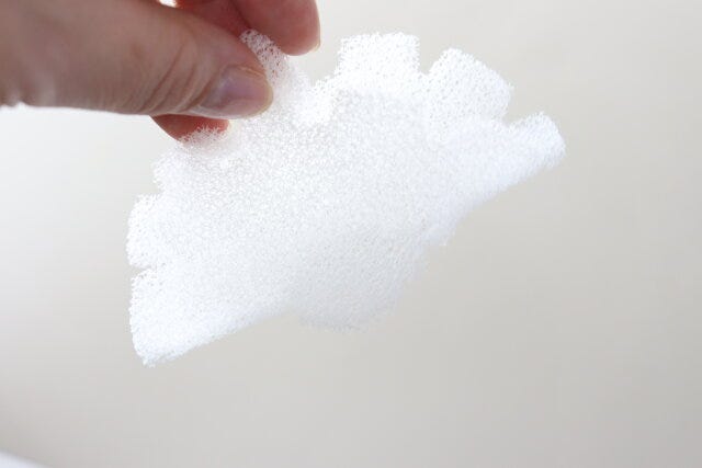 つまめるお風呂用ゴミガード5枚入り　取り出し
