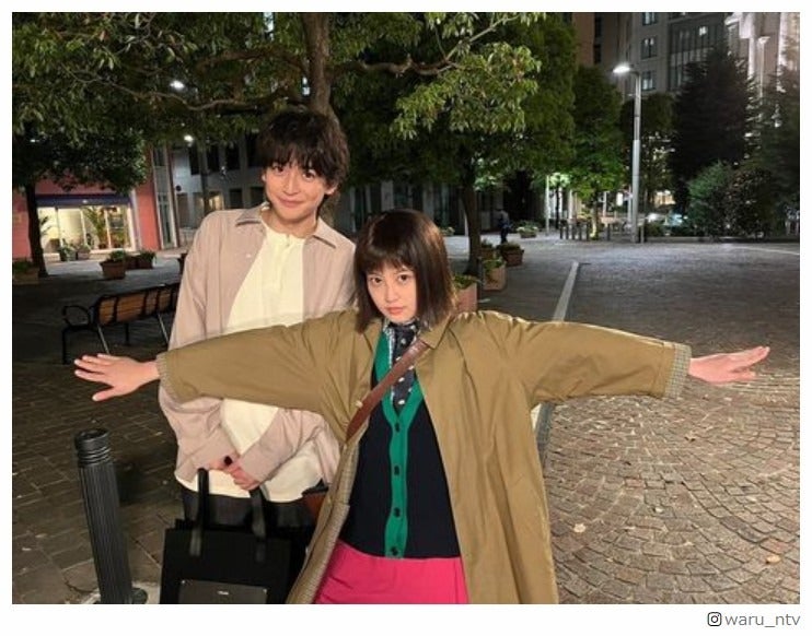 「悪女（わる）」今田美桜＆高橋文哉、胸キュンシーン“逆転”2ショットに「仲良しコンビ」「可愛すぎる」と反響