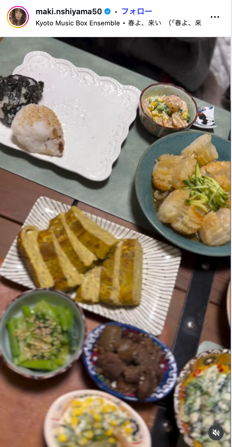 西山茉希Instagramより