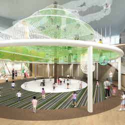 ネット遊具「ハグハグのき」/画像提供:京王電鉄