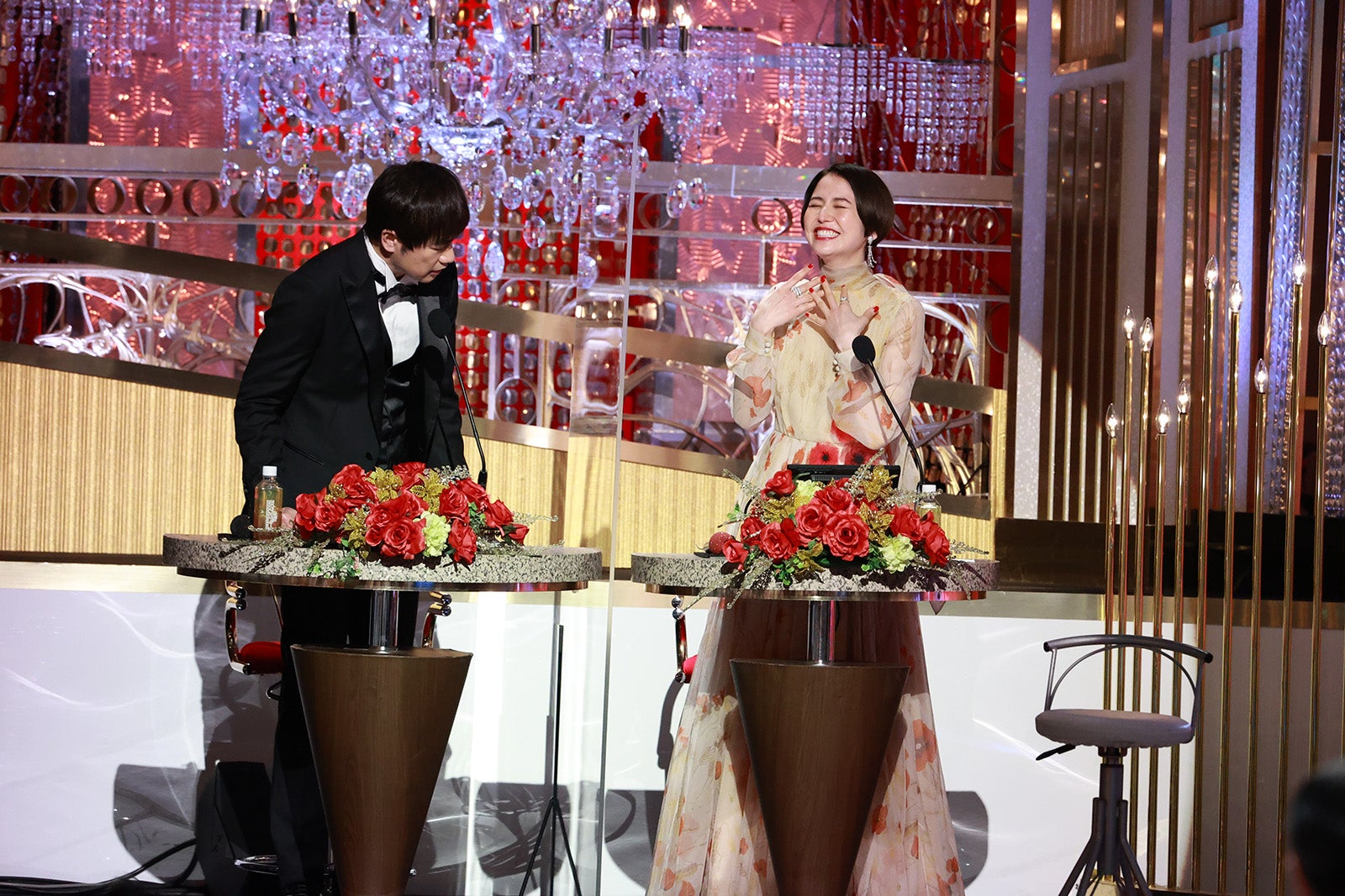 羽鳥慎一、長澤まさみ（C）東京写真記者協会