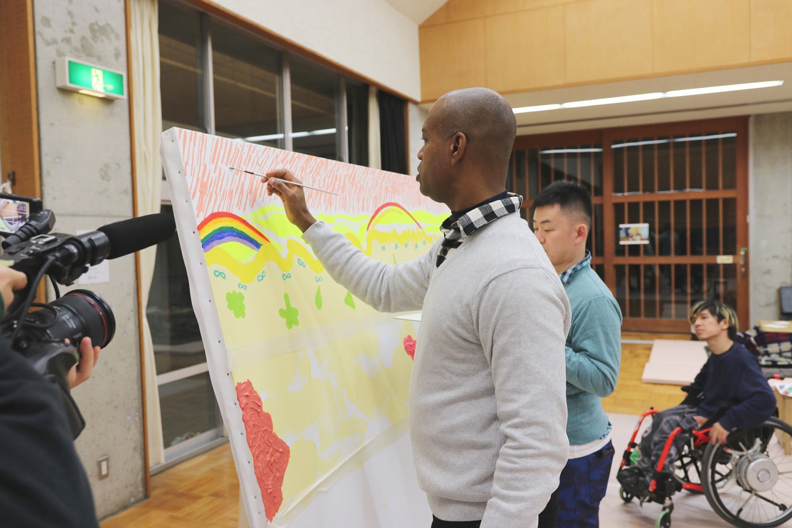 番組の様子（C）テレビ熊本