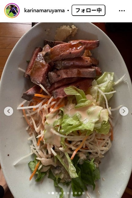 丸山桂里奈Instagramより