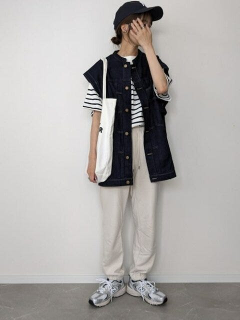 ベスト　コーデ