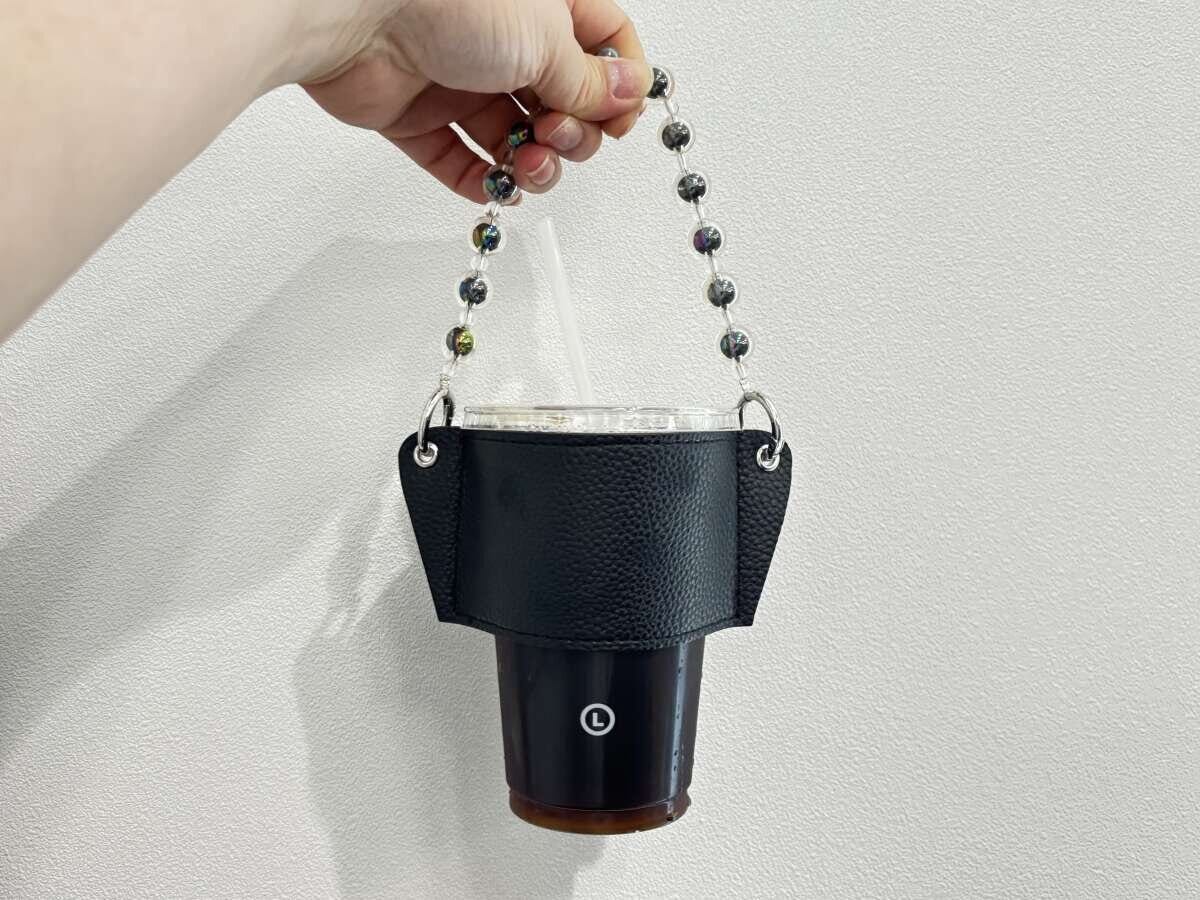 ダイソーのカップスリーブの使用例