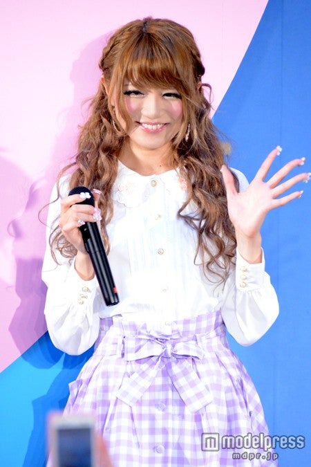 松岡里枝／「LaLa　Popteen　Land」のオープン記念イベントにて