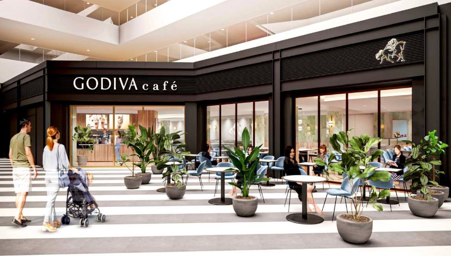 GODIVA cafe Minatomirai／画像提供：ゴディバ ジャパン