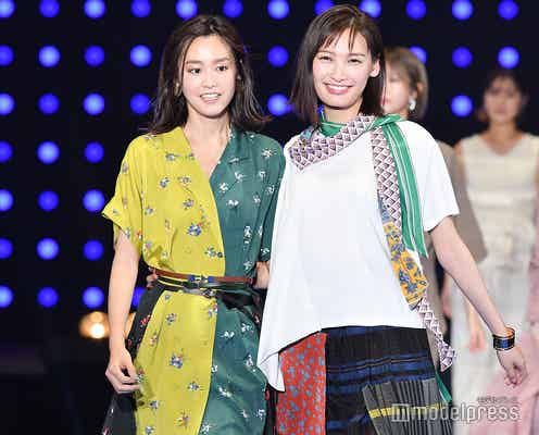 桐谷美玲&大政絢、再会2ショットランウェイが胸熱<TGC2019S/S>