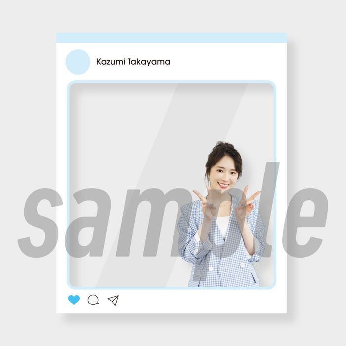 高山一実/アクリルカード(C)乃木坂46LLC/(C)Sony Music Solutions Inc.