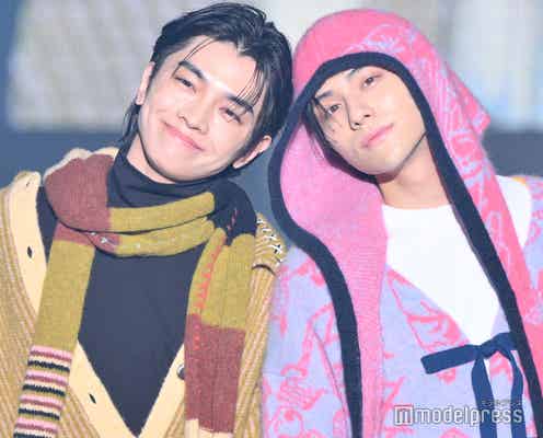 WILD BLUE山下幸輝&宮武颯、ランウェイにシークレット登場 頭寄せ合い密着【TGCしずおか2025】