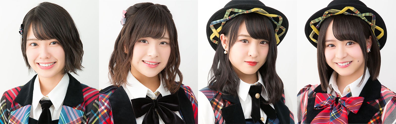 （左から）小田えりな、佐藤栞、山田菜々美、倉野尾成美（提供画像）