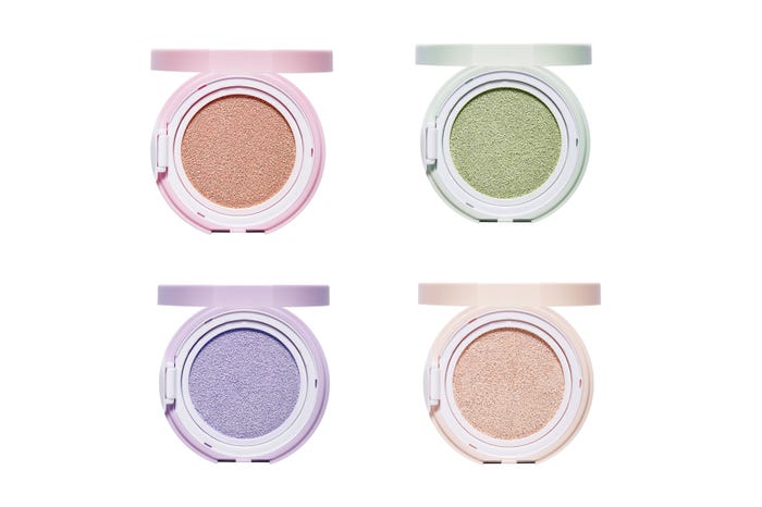 (上段左から)“Pink”、“Mint”(下段左から)“Lavender”、“Illuminate”/画像提供:エチュードハウス