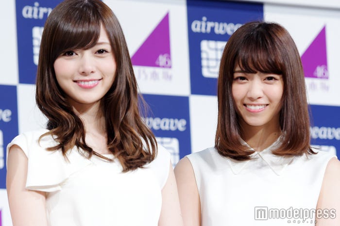 白石麻衣、西野七瀬 (C)モデルプレス