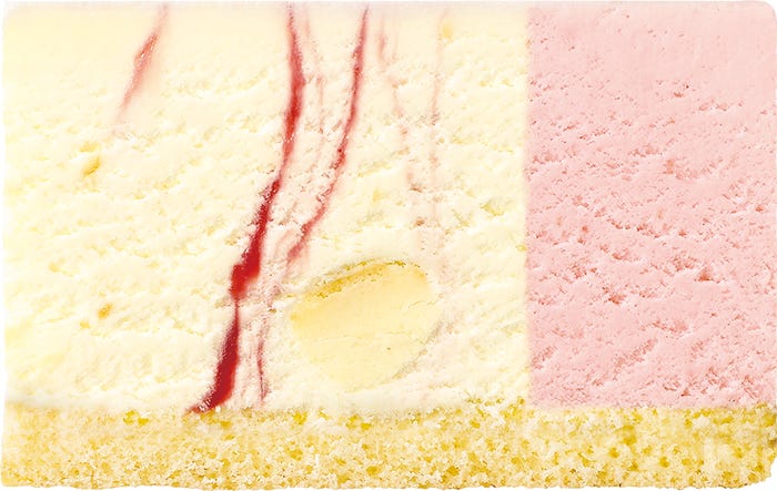 ボー・ピープ:ストロベリーチーズケーキ+ストロベリー(ホワイトスポンジ)/画像提供:B‐Rサーティワン アイスクリーム