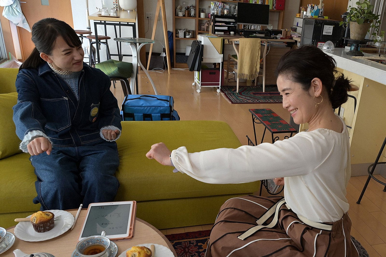 清原果耶、石田ひかり／「ファイトソング」第8話より（C）TBS