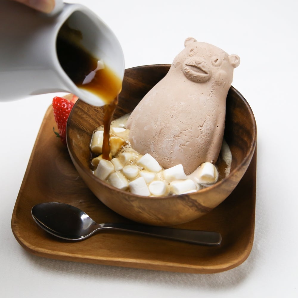 温泉くまモンのコーヒーバスタイム790円（税抜）／画像提供：バイオセラピー開発研究センター