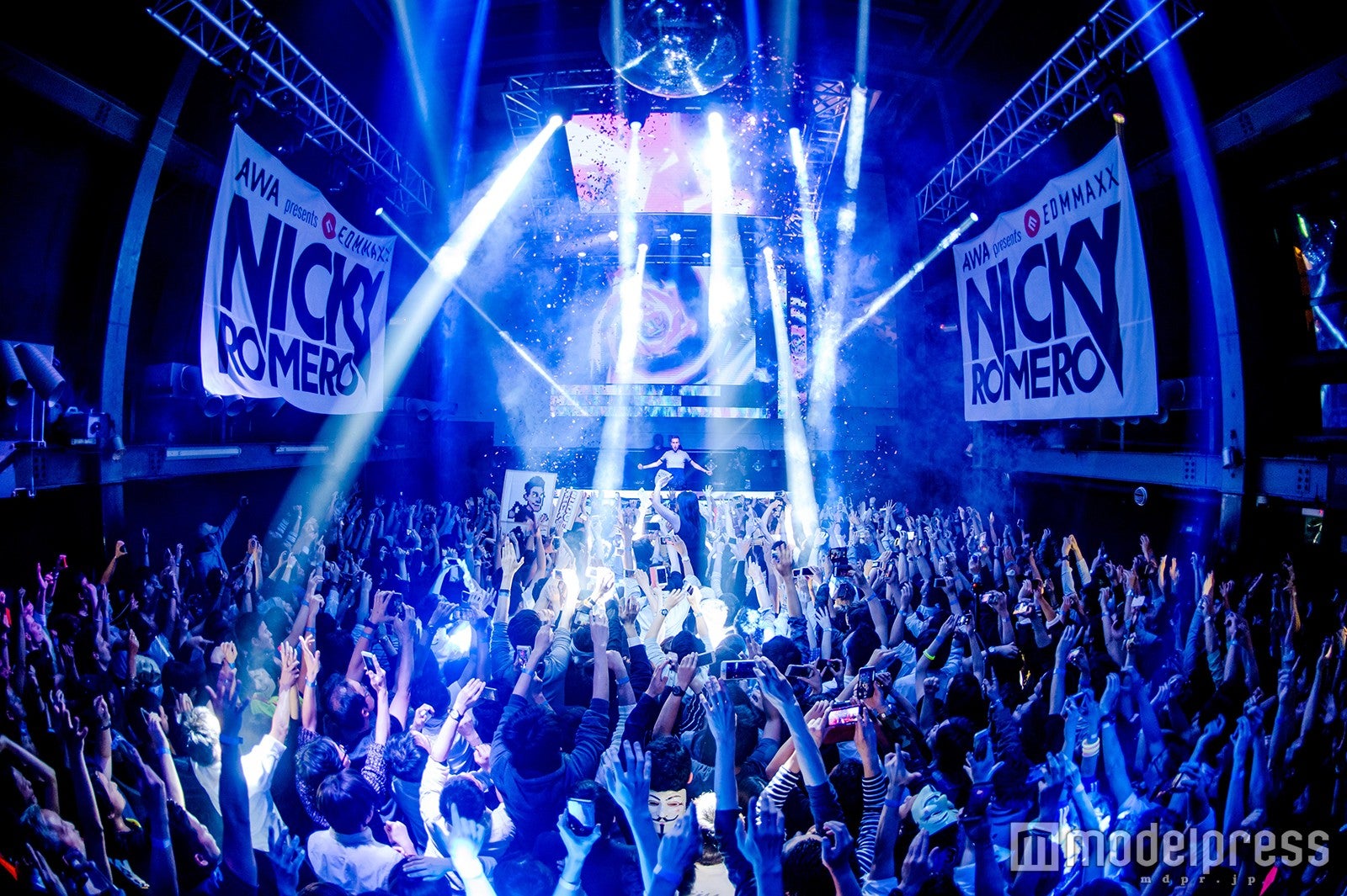 ニッキー・ロメロ、一夜限りの日本初の単独公演の様子／Photo by Masanori Naruse