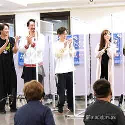 （左から）後上翔太、白川裕二郎、小田井涼平、田村心、新内眞衣、トシ（C）モデルプレス
