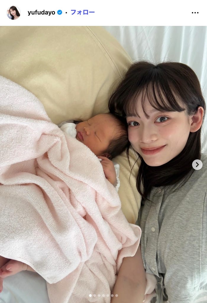 由布菜月Instagramより