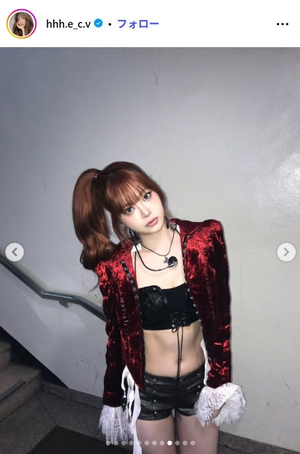 HONG EUNCHAE Instagramより