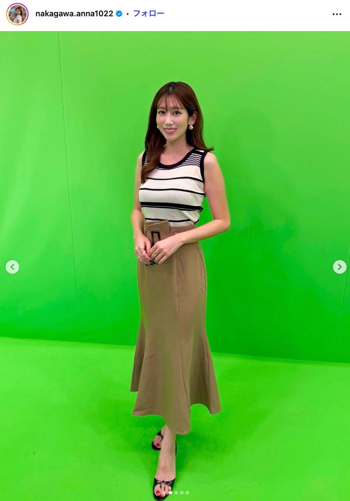 中川安奈Instagramより