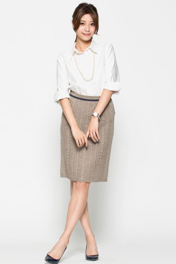 ウエストラインケーブルスカート「riana」2,250円(税込)/画像提供:DEPARTMENT