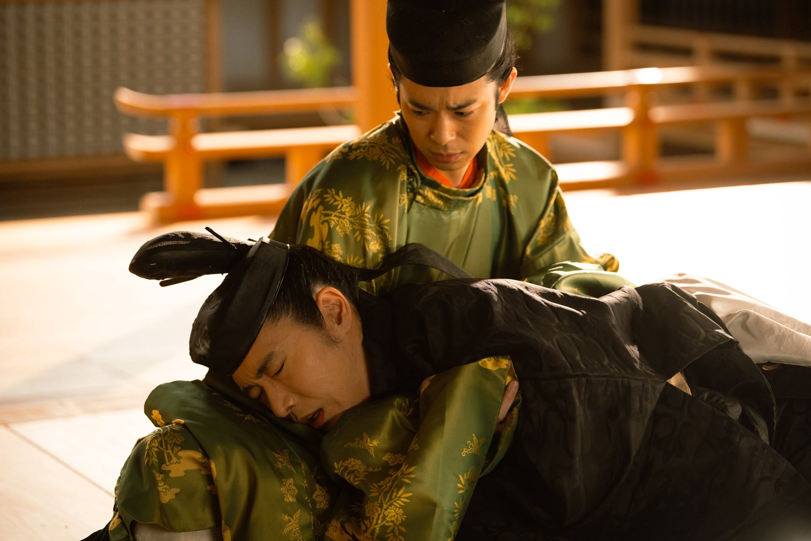 柄本佑、渡辺大知「光る君へ」第28話（C）NHK