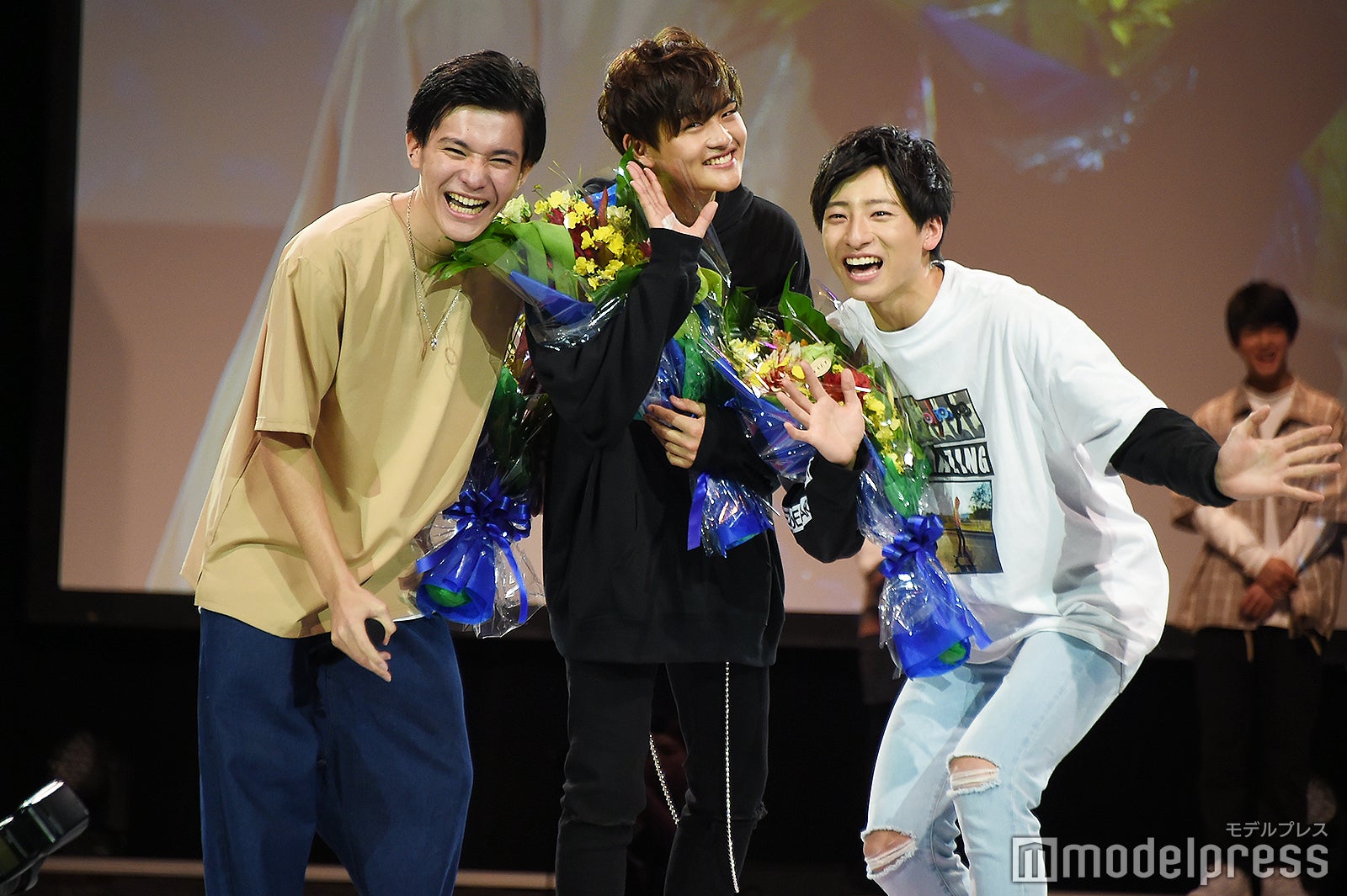 中島凱斗、渡江純也、岡田翔大郎（C）モデルプレス