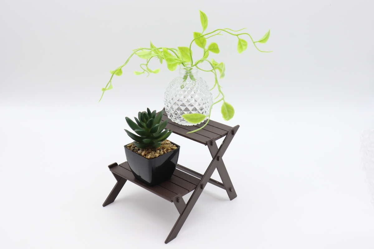 ミニ観葉ラック（ワイド）　ディスプレイ