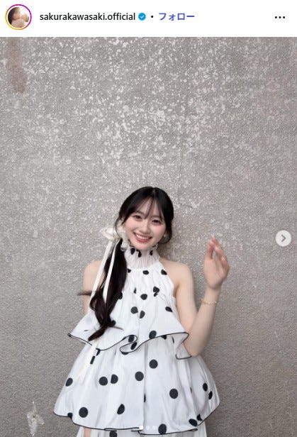 川崎桜Instagramより