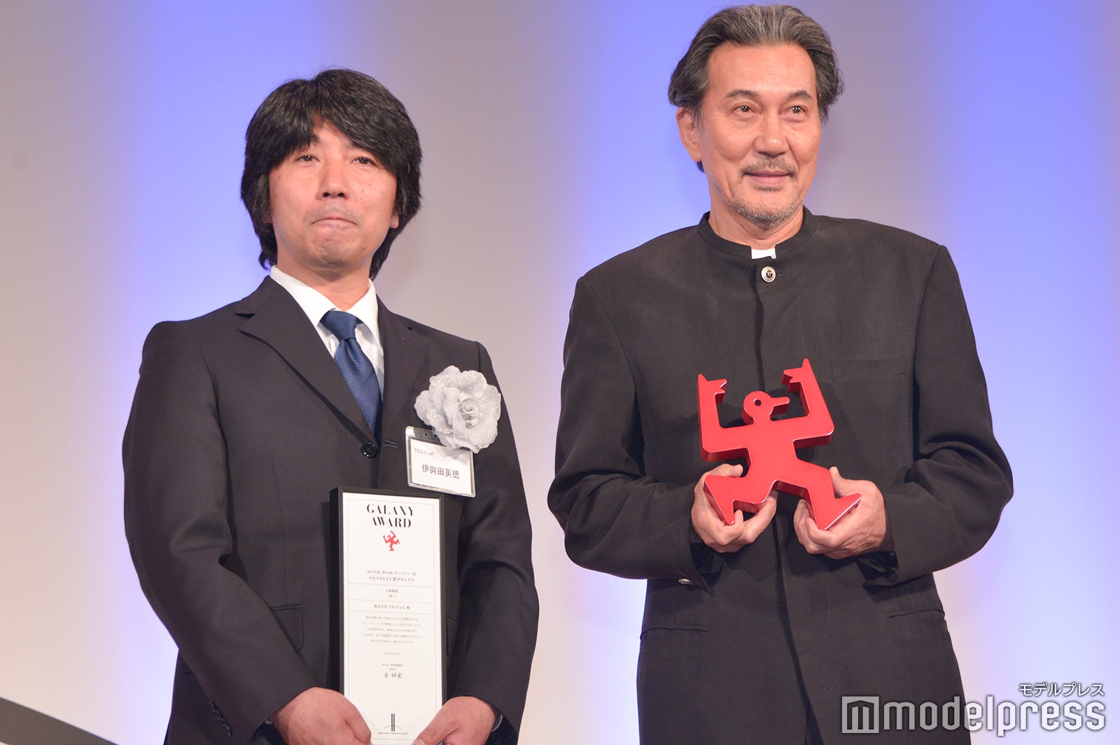 伊與田英徳氏、役所広司 （C）モデルプレス