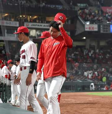 広島・島内 2軍調整 3四死球から3点献上 新井監督「四球が多い」厳しく言及 岡本、森浦も投手陣計10四死球