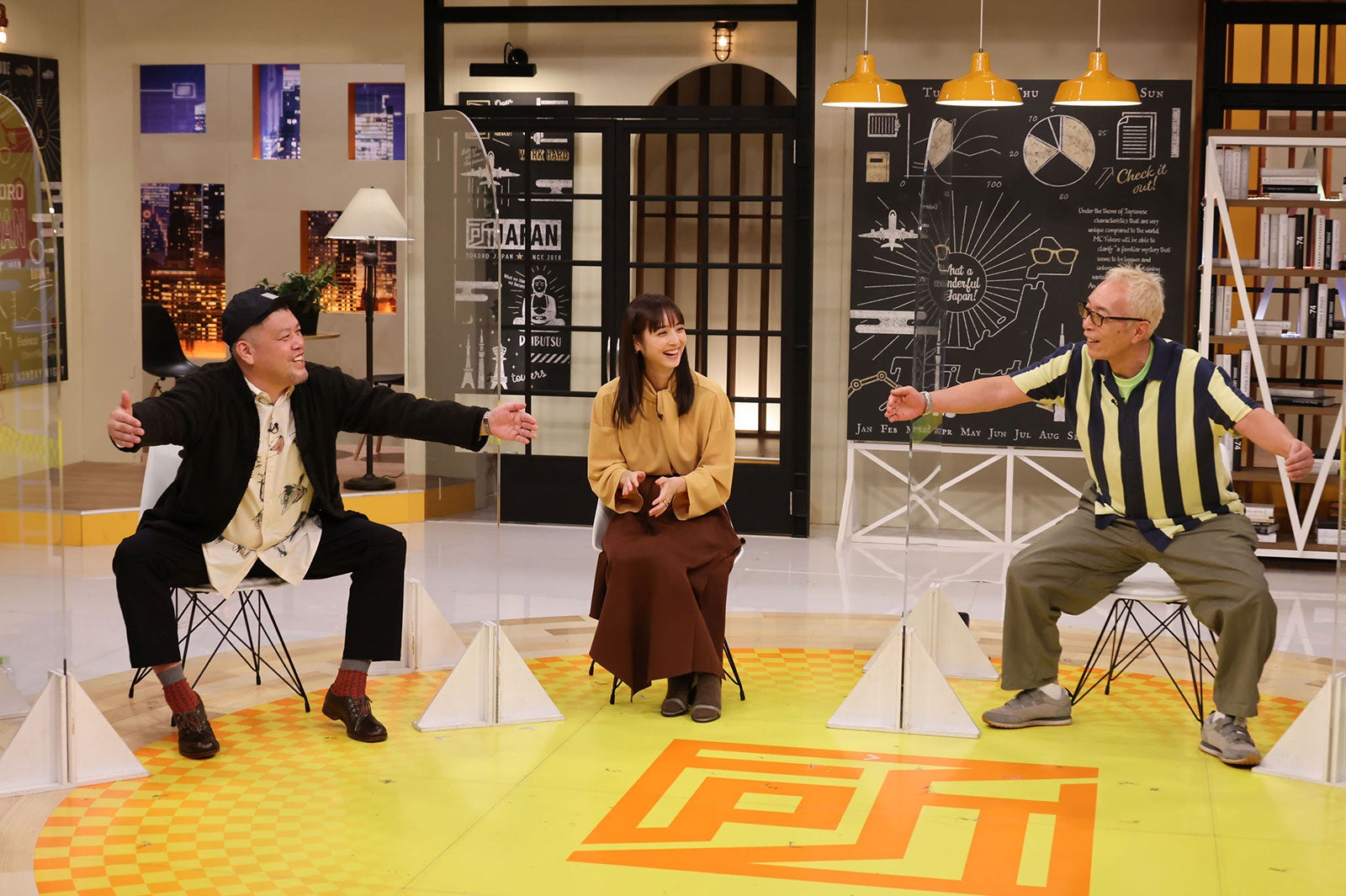 くっきー！、佐々木希、所ジョージ （C）関西テレビ