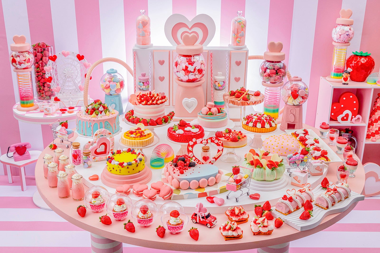 「ストロベリー・ハートファクトリー」いちごスイーツビュッフェ／提供画像
