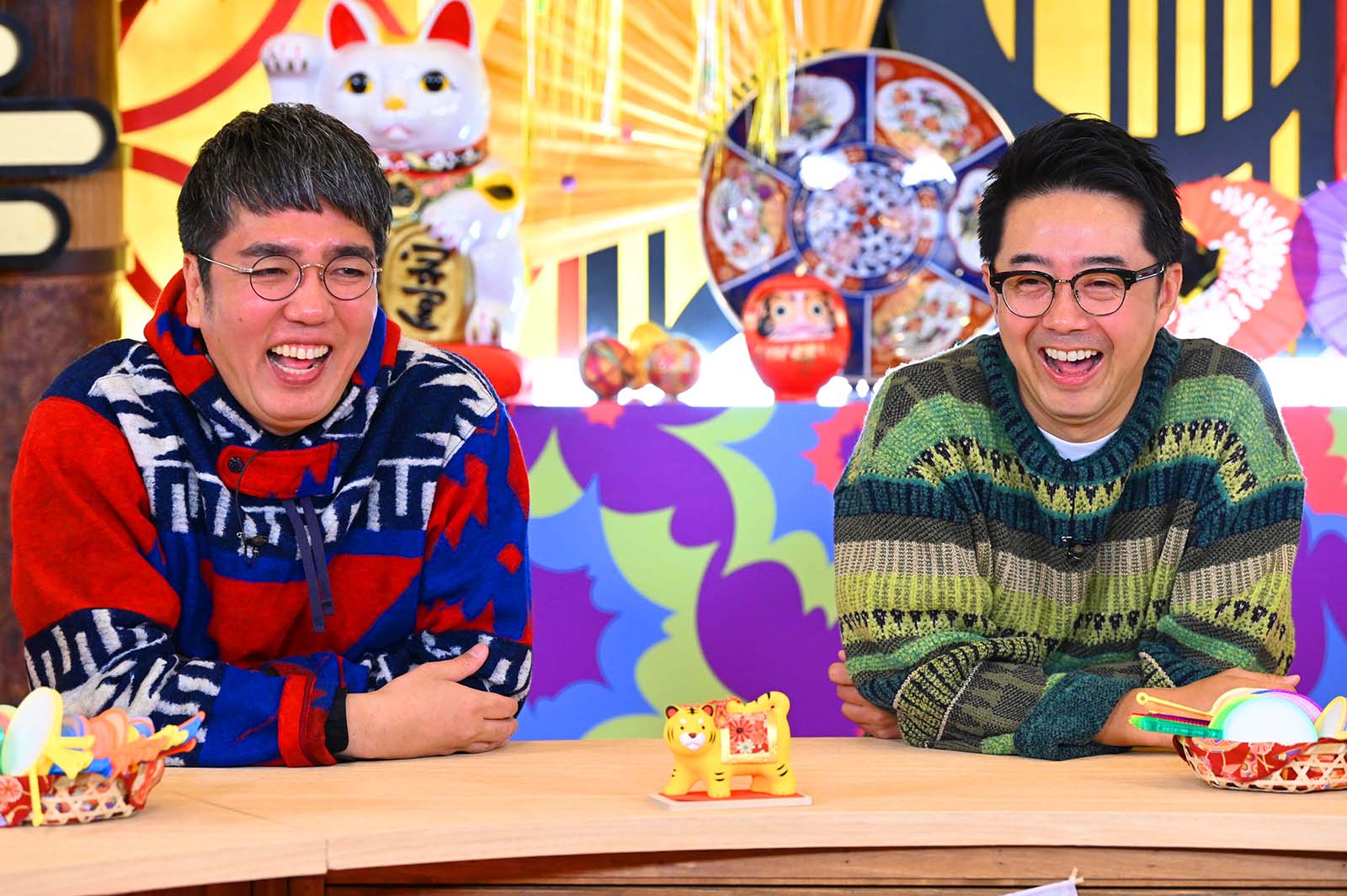 小木博明、矢作兼（おぎやはぎ）（C）中京テレビ、日本テレビ