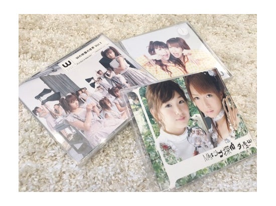 モー娘。時代の懐かしのCD／辻希美オフィシャルブログ（Ameba）より