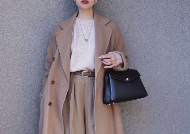 冬アウターはロングコートで上品にこなれ見え♡羽織るだけで決まる！お手本コーデ術