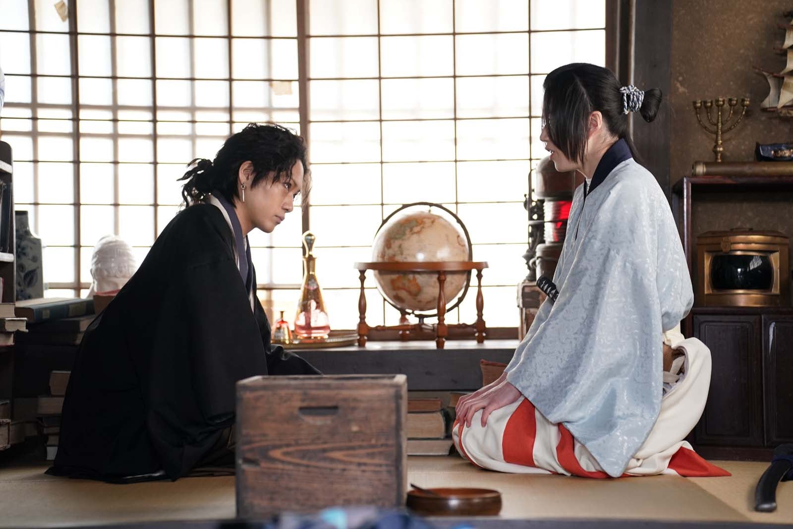 佐藤流司、奥智哉「君とゆきて咲く～新選組青春録～」第8話より（C）テレビ朝日