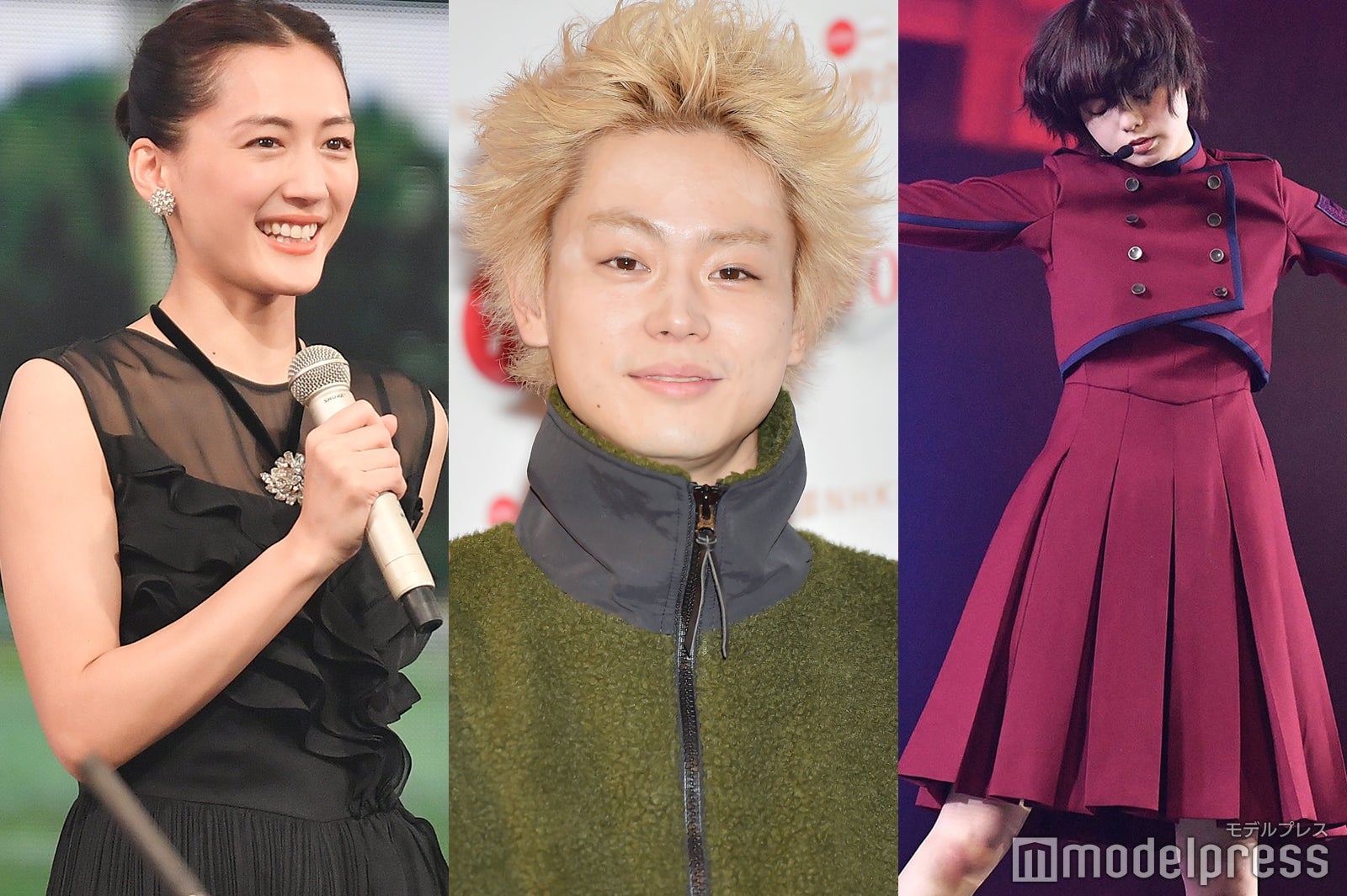 （左から）綾瀬はるか、菅田将暉、平手友梨奈（C）モデルプレス