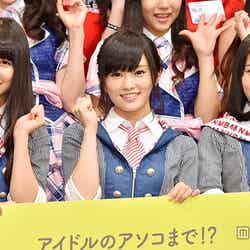 アイドル専門チャンネル『Kawaiian TV』開局記者発表会に出席したNMB48（左から：白間美瑠、山本彩、矢倉楓子）【モデルプレス】