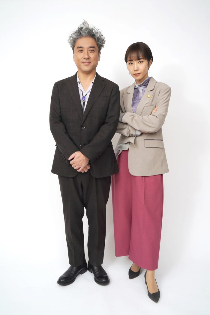 ムロツヨシ、木南晴夏(C)フジテレビ