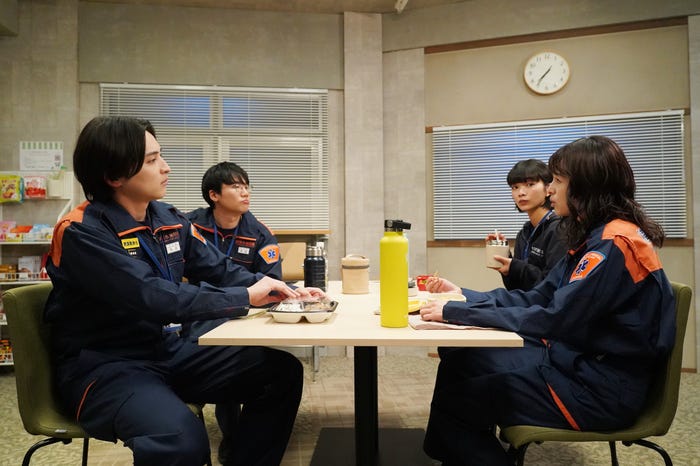 一ノ瀬颯、前原滉、見上愛、清野菜名「119エマージェンシーコール 」第10話(C)フジテレビ