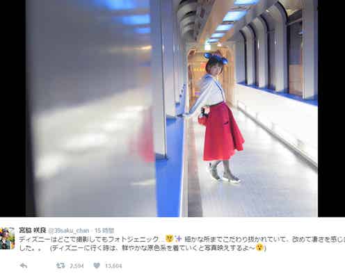 HKT48宮脇咲良×ディズニーがフォトジェニックで憧れる！写真映えするポイントも伝授
