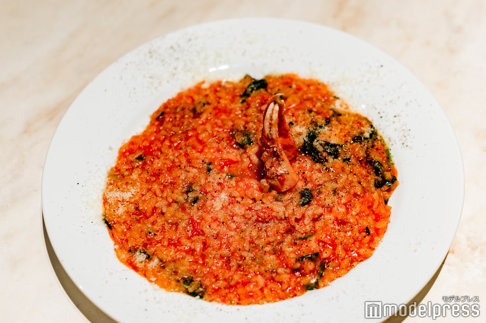 「“火炎竜王（かえんりゅうおう）”トマトリゾット～鉤爪を添えて～」 （C）モデルプレス
