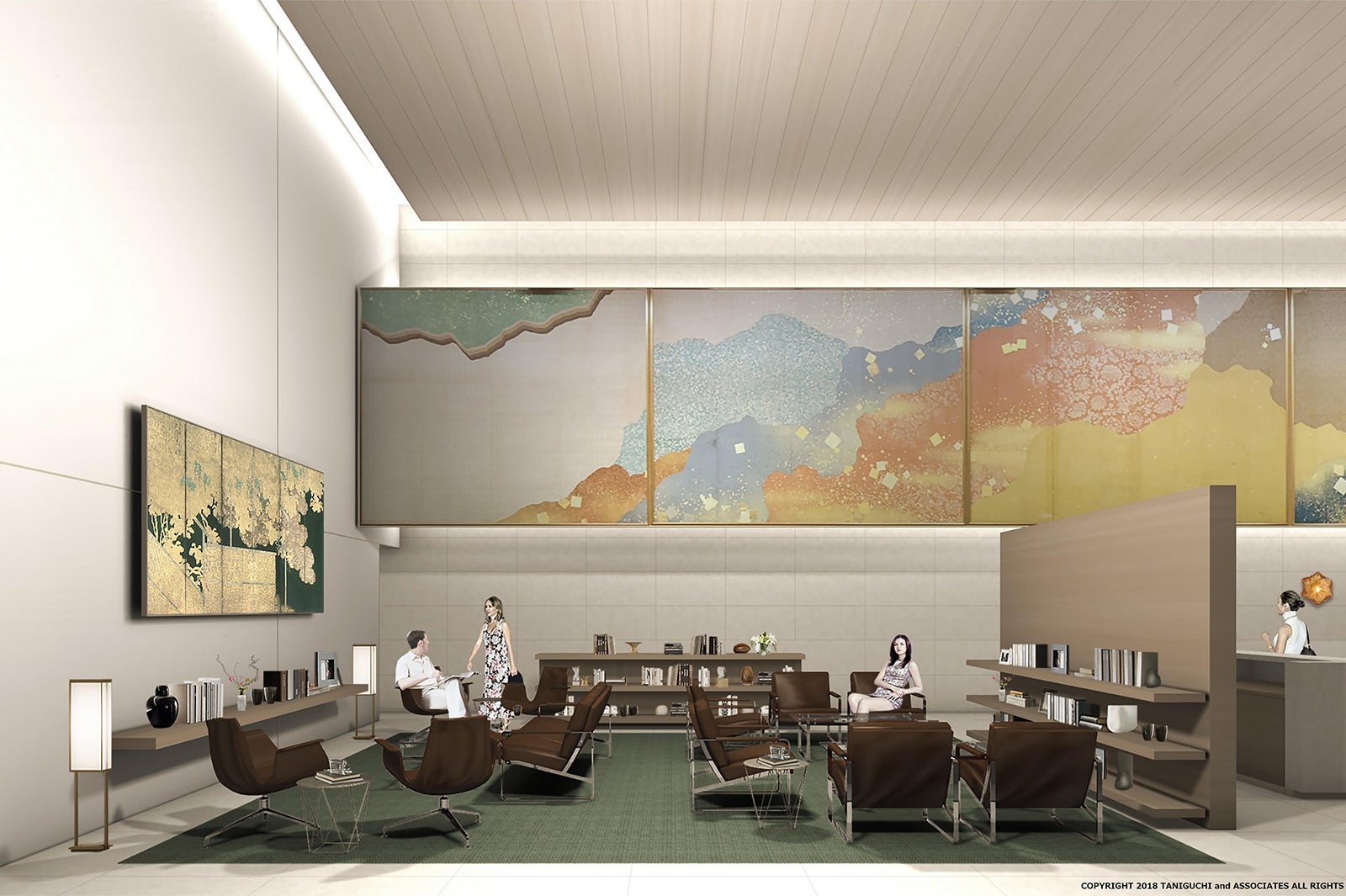 ライブラリーラウンジ／画像提供：オークラ ホテルズ ＆ リゾーツ