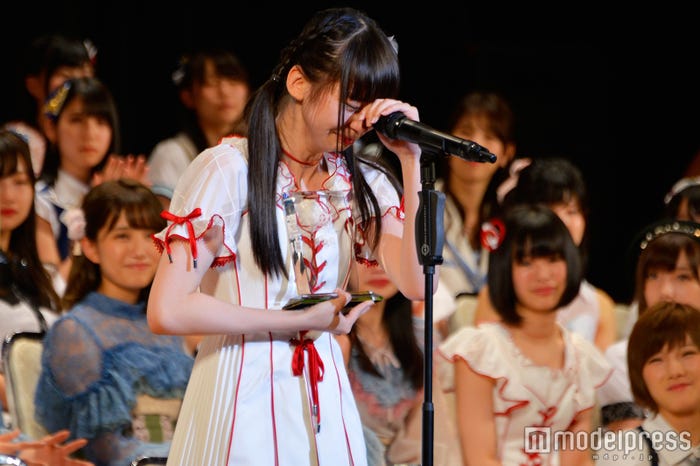 第9回AKB48選抜総選挙にて荻野由佳 (C)モデルプレス