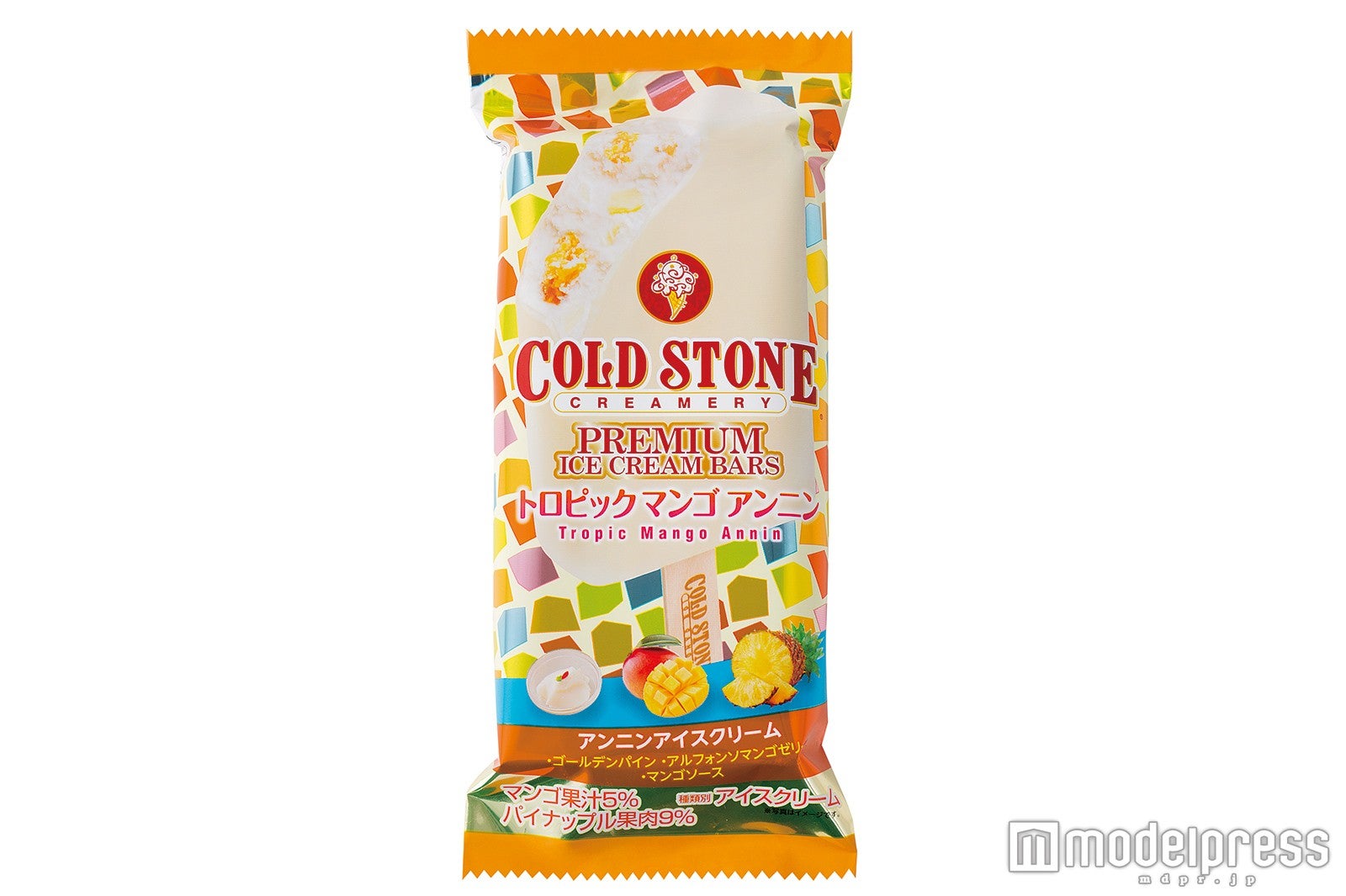 セブン-イレブン限定「コールド・ストーン・クリーマリー プレミアムバー トロピック マンゴ アンニン」