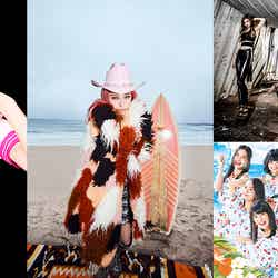 「テレ朝夏祭りライブ」第3弾アーティスト発表（左から）藤田ニコル、加藤ミリヤ、lol、X21