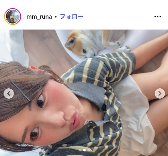 流那Instagramより